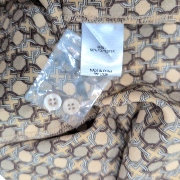 NWOT NEW Revolve L’Academie The Kamille Mini Dress in Tan & Brown Chain Small - Picture 8 of 8